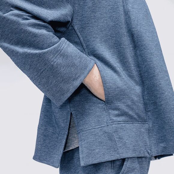 Ministry of Supply Womens Size XS Blue Fusion Terry Cardigan Pockets NWT - Picture 2 of 8